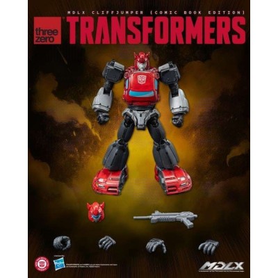 THREEZERO TRANSFORMERS MDLX SERIES CLIFFJUMPER COMIC BOOK VERSION ACTION FIGURE