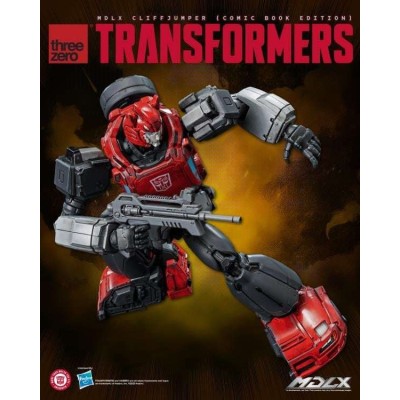 THREEZERO TRANSFORMERS MDLX SERIES CLIFFJUMPER COMIC BOOK VERSION ACTION FIGURE