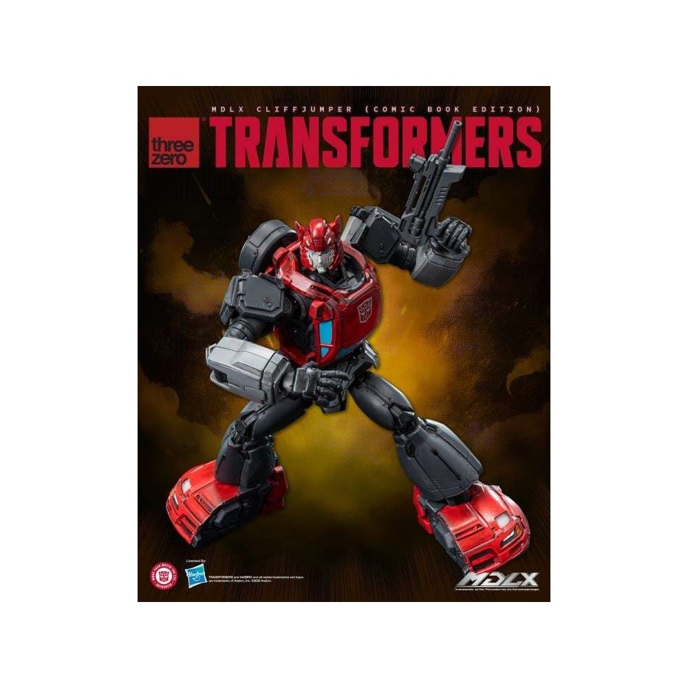 THREEZERO TRANSFORMERS MDLX SERIES CLIFFJUMPER COMIC BOOK VERSION ACTION FIGURE