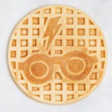 HARRY POTTER GLASSES AND LIGHTNING BOLT PIASTRA PER WAFFLE UNCANNY BRANDS