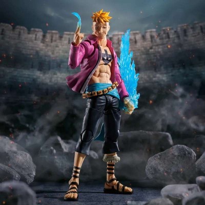 BANDAI ONE PIECE MARCO MARINEFORD VER. S.H. FIGUARTS SERIES PVC ACTION FIGURE