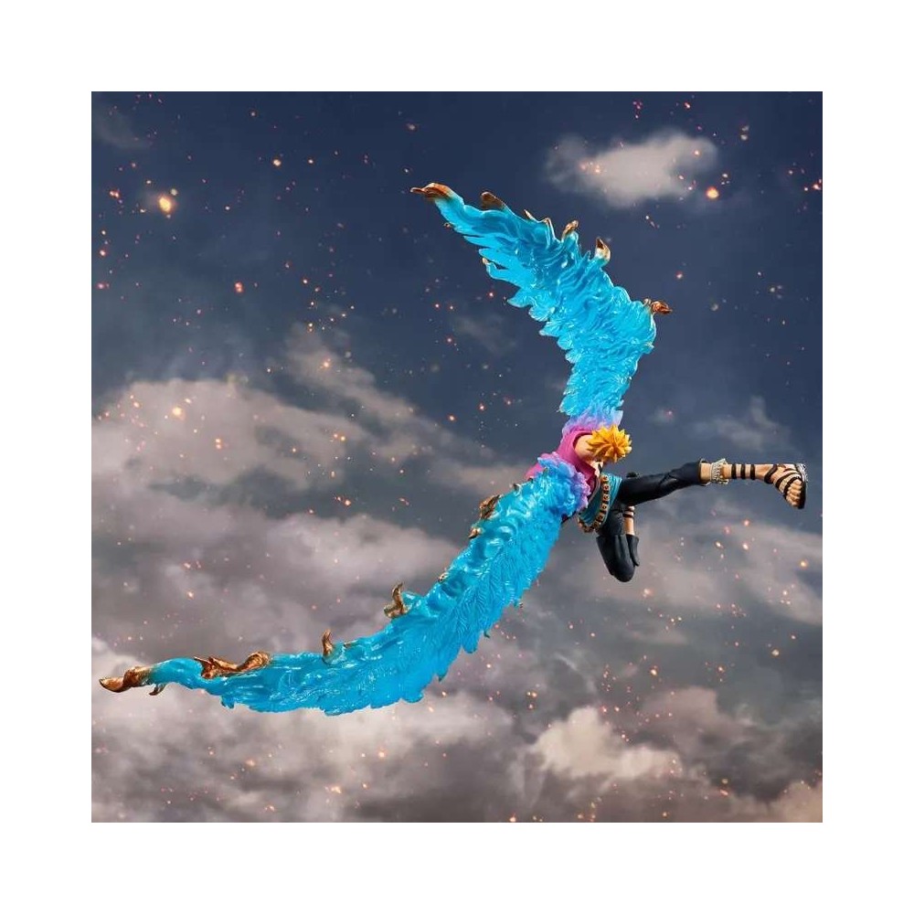 BANDAI ONE PIECE MARCO MARINEFORD VER. S.H. FIGUARTS SERIES PVC ACTION FIGURE