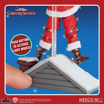 MEZCO TOYS NATIONAL LAMPOON'S CHRISTMAS VACATION CLARK ROOF SHOCK 5 POINTS PVC ACTION FIGURE