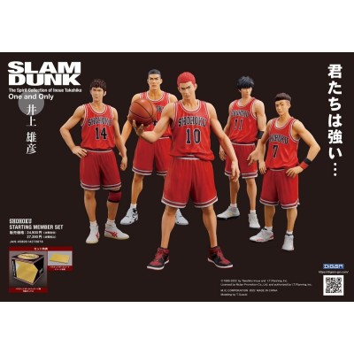 UNION CREATIVE SLAM DUNK 5-PACK SHOHOKU STARTING MEMBER SET STATUES FIGURES
