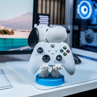 EXQUISITE GAMING PEANUTS SNOOPY CABLE GUY STATUE 20CM FIGURE