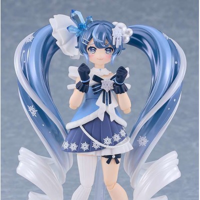 GOOD SMILE COMPANY HATSUNE MIKU SNOW MIKU CRYSTAL SNOW FIGMA SERIES PVC ACTION FIGURE