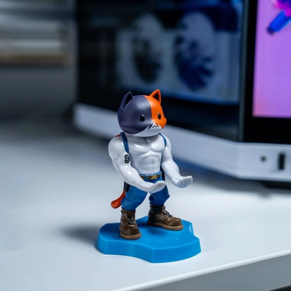FORTNITE CABLE GUYS MINI MEOWSCLES 11CM FIGURE EXQUISITE GAMING