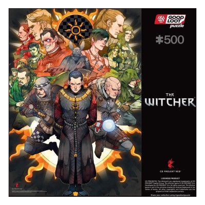 GOOD LOOT THE WITCHER NILFGAARD ​​GAMING PUZZLE 500 PIECES 48X68CM
