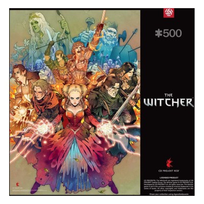 GOOD LOOT THE WITCHER SCOIA'TAEL ​​GAMING PUZZLE 500 PIECES 48X68CM