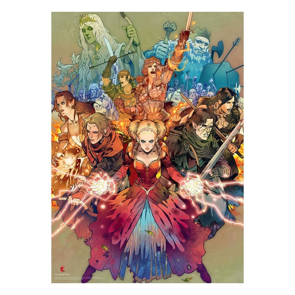 THE WITCHER SCOIA'TAEL GAMING PUZZLE 500 PEZZI 48X68CM GOOD LOOT