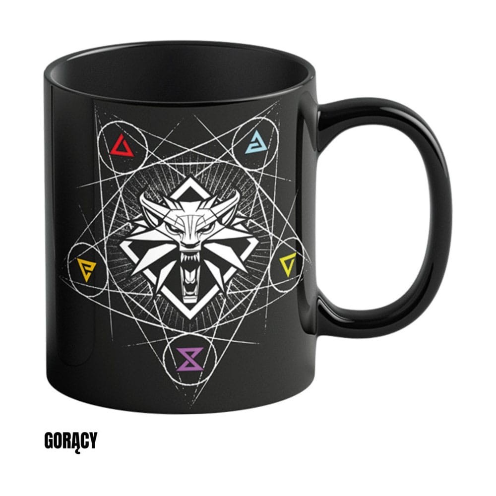 THE WITCHER III WILD HUNT WITCHER SIGNS TAZZA CAMBIACOLORE GOOD LOOT