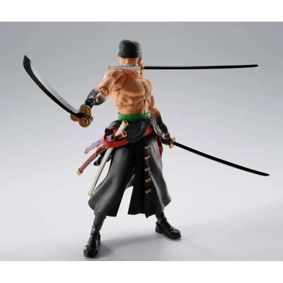 BANDAI ONE PIECE RORONOA ZORO KING OF HELL VER. S.H. FIGUARTS SERIES ACTION FIGURE