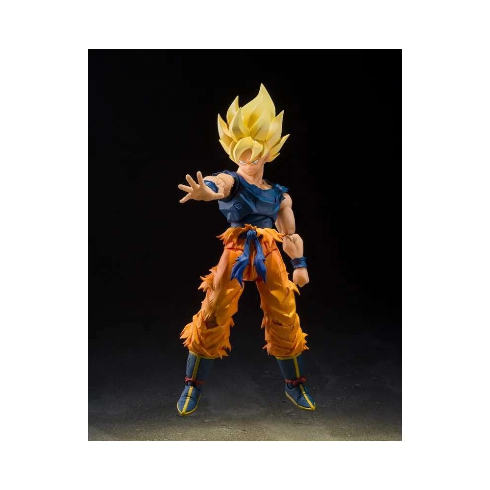 BANDAI DRAGON BALL Z SUPER SAIYAN SON GOKU FIGHTER RAGE S.H. FIGUARTS SERIES ACTION FIGURE