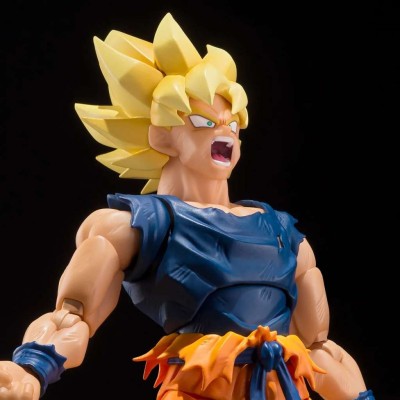 BANDAI DRAGON BALL Z SUPER SAIYAN SON GOKU FIGHTER RAGE S.H. FIGUARTS SERIES ACTION FIGURE