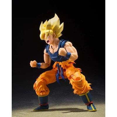 DRAGON BALL Z SUPER SAIYAN GOKU FIGHTER RAGE S.H. FIGUARTS ACTION FIGURE BANDAI