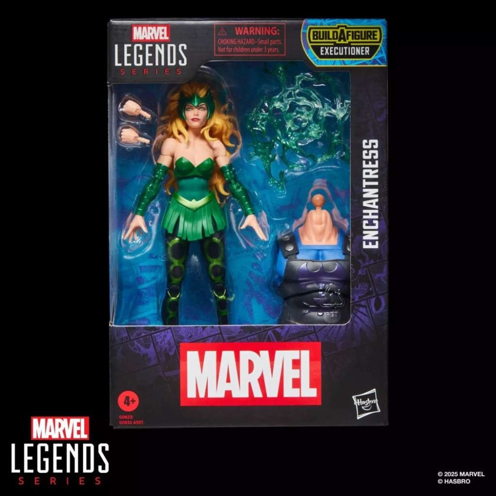 MARVEL LEGENDS ENCHANTRESS BAF EXECUTIONER ACTION FIGURE HASBRO