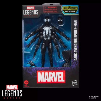 MARVEL LEGENDS DARK AVENGERS SPIDER-MAN BAF EXECUTIONER ACTION FIGURE HASBRO