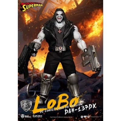 BEAST KINGDOM DC COMICS DAH-137DX LOBO DX VER. PVC ACTION FIGURE