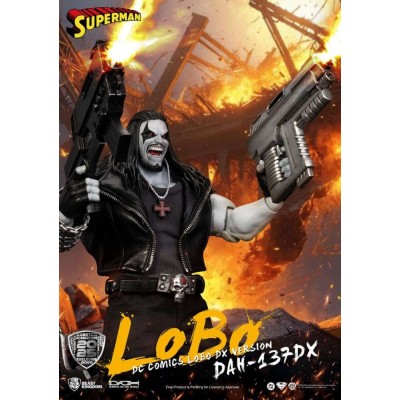 BEAST KINGDOM DC COMICS DAH-137DX LOBO DX VER. PVC ACTION FIGURE
