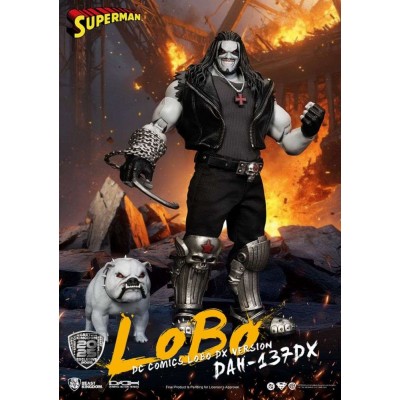 BEAST KINGDOM DC COMICS DAH-137DX LOBO DX VER. PVC ACTION FIGURE
