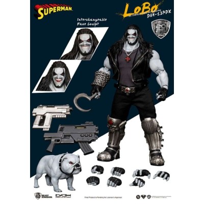 BEAST KINGDOM DC COMICS DAH-137DX LOBO DX VER. PVC ACTION FIGURE