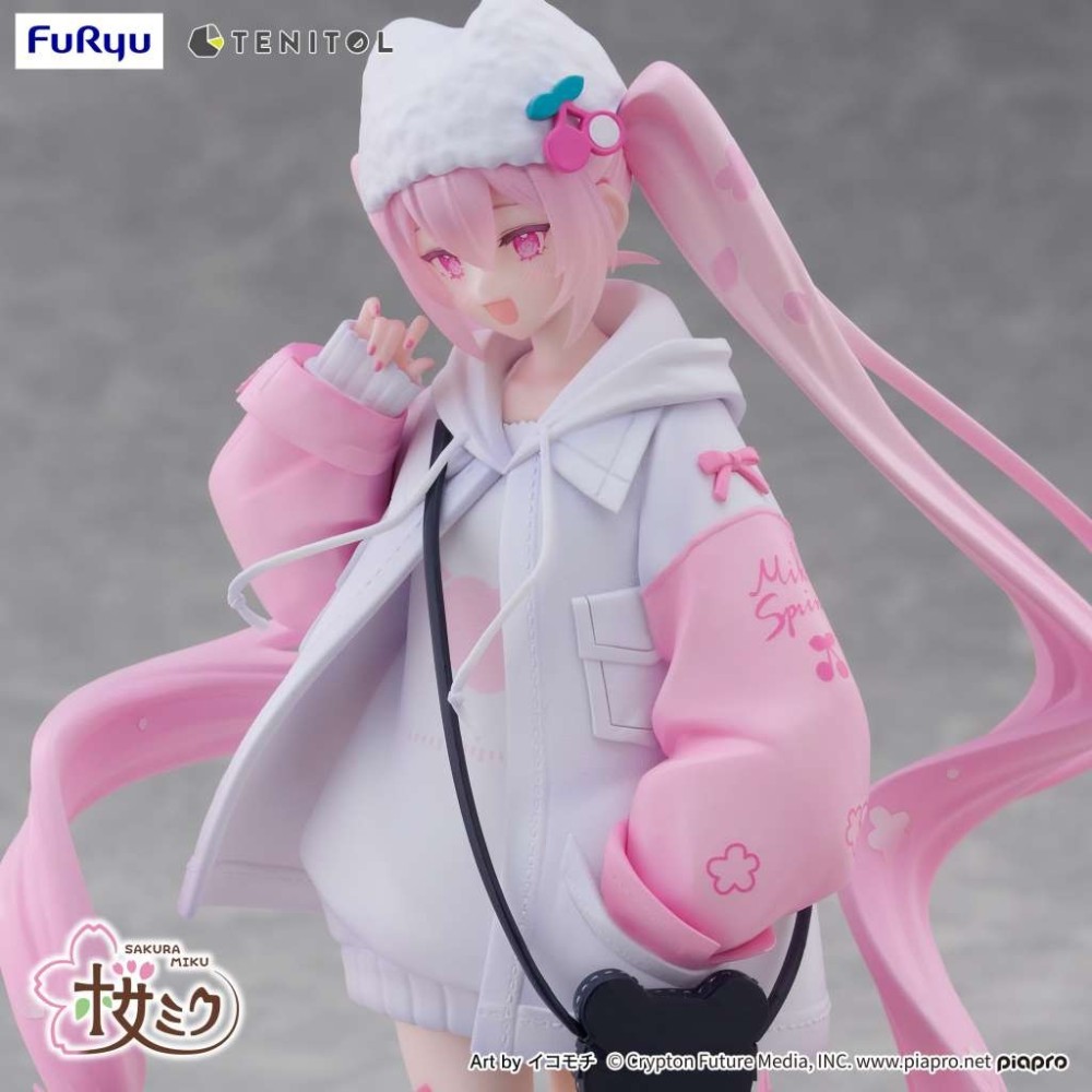 FURYU HATSUNE MIKU SAKURA MIKU COOL STYLE TENITOL PETIT PVC FIGURE STATUE