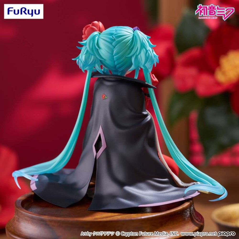 FURYU HATSUNE MIKU FLOWER FAIRY CAMELIA NOODLE STOPPER FIGURE PVC STATUE