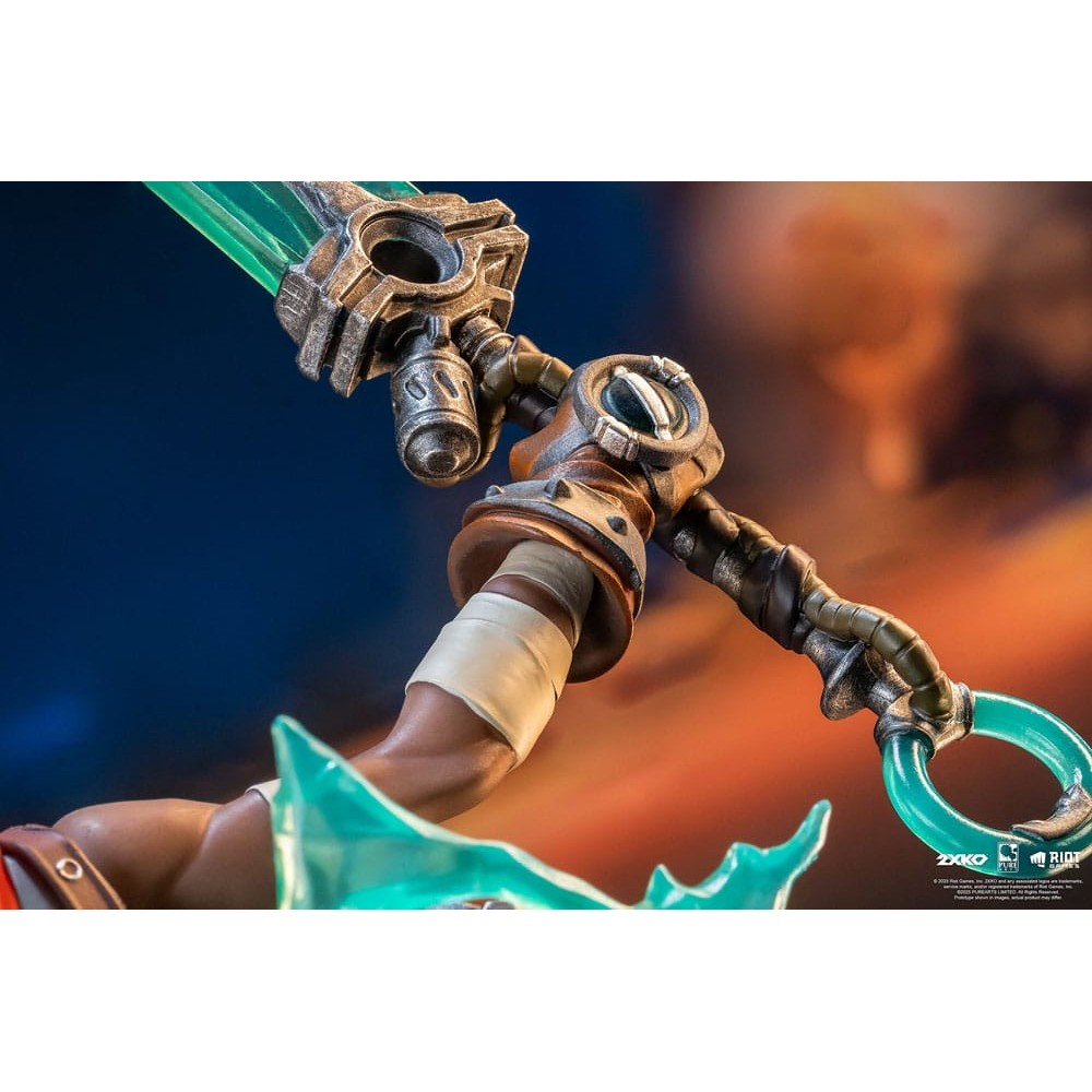 LEAGUE OF LEGENDS EKKO E AHRI 2XKO 1/10 STATUA DIORAMA PURE ARTS