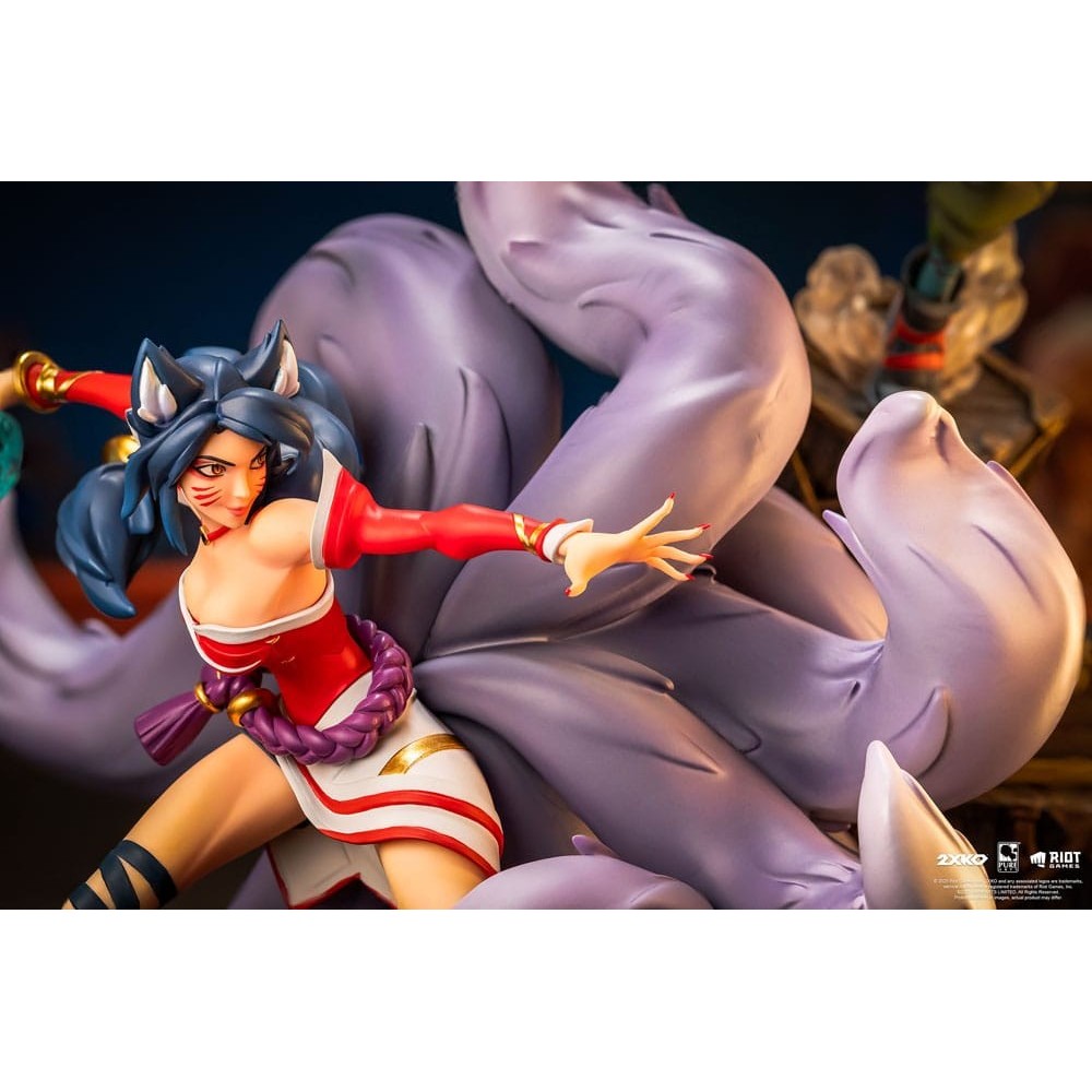 LEAGUE OF LEGENDS EKKO E AHRI 2XKO 1/10 STATUA DIORAMA PURE ARTS