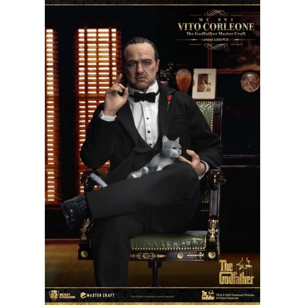 BEAST KINGDOM THE GODFATHER VITO CORLEONE MASTER CRAFT STATUE FIGURE