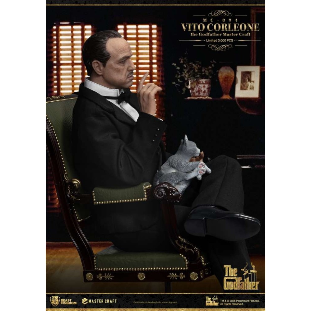 BEAST KINGDOM THE GODFATHER VITO CORLEONE MASTER CRAFT STATUE FIGURE