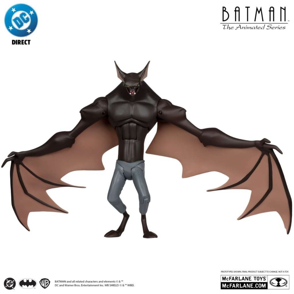 DC DIRECT BATMAN THE ANIMATED SERIES MAN-BAT GOLD LABEL ACTION FIGURE MC FARLANE