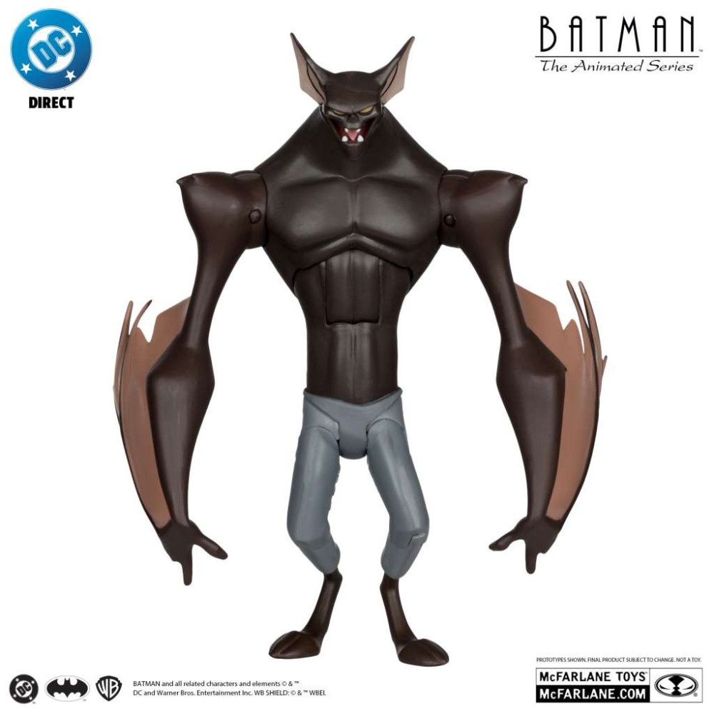DC DIRECT BATMAN THE ANIMATED SERIES MAN-BAT GOLD LABEL ACTION FIGURE MC FARLANE