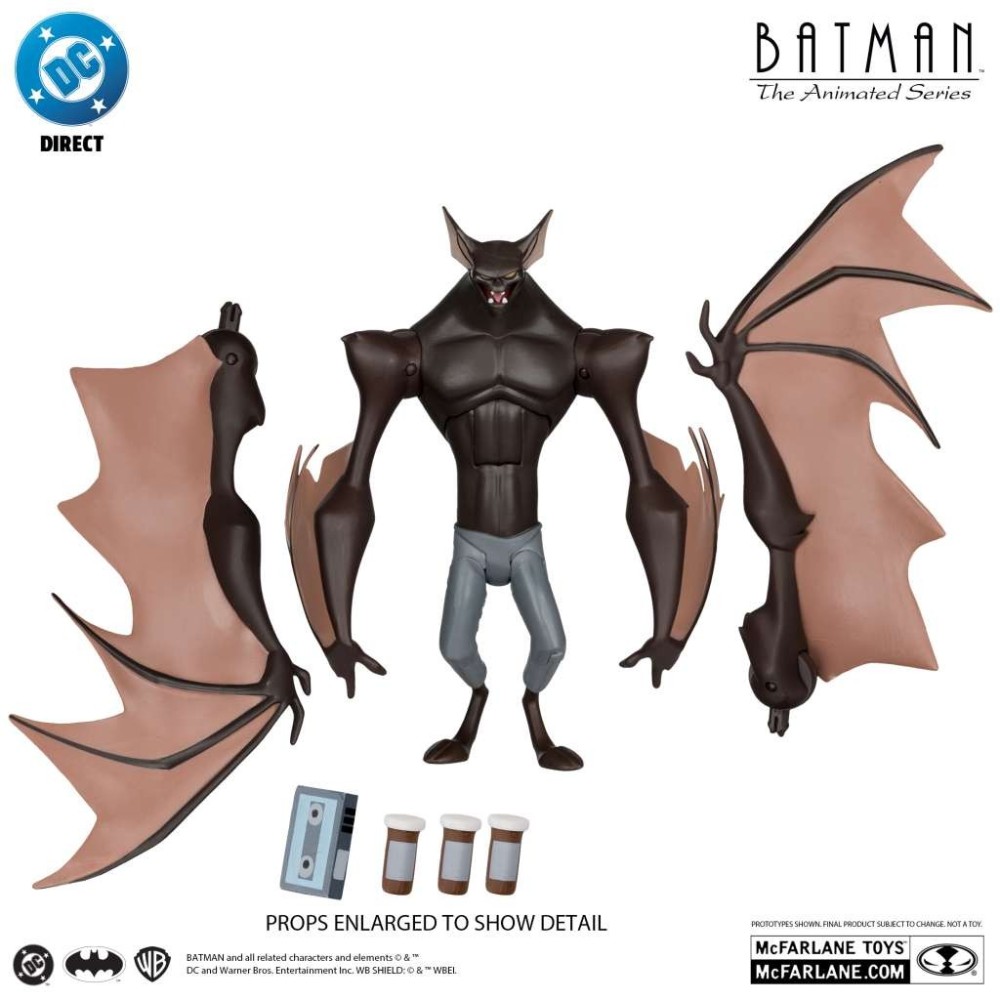 DC DIRECT BATMAN THE ANIMATED SERIES MAN-BAT GOLD LABEL ACTION FIGURE MC FARLANE