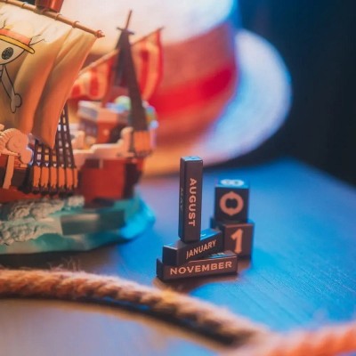 ONE PIECE GOING MERRY 3D CALENDARIO PERPETUO FIGURE DIORAMA GRUPO ERIK