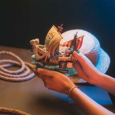 ONE PIECE GOING MERRY 3D CALENDARIO PERPETUO FIGURE DIORAMA GRUPO ERIK