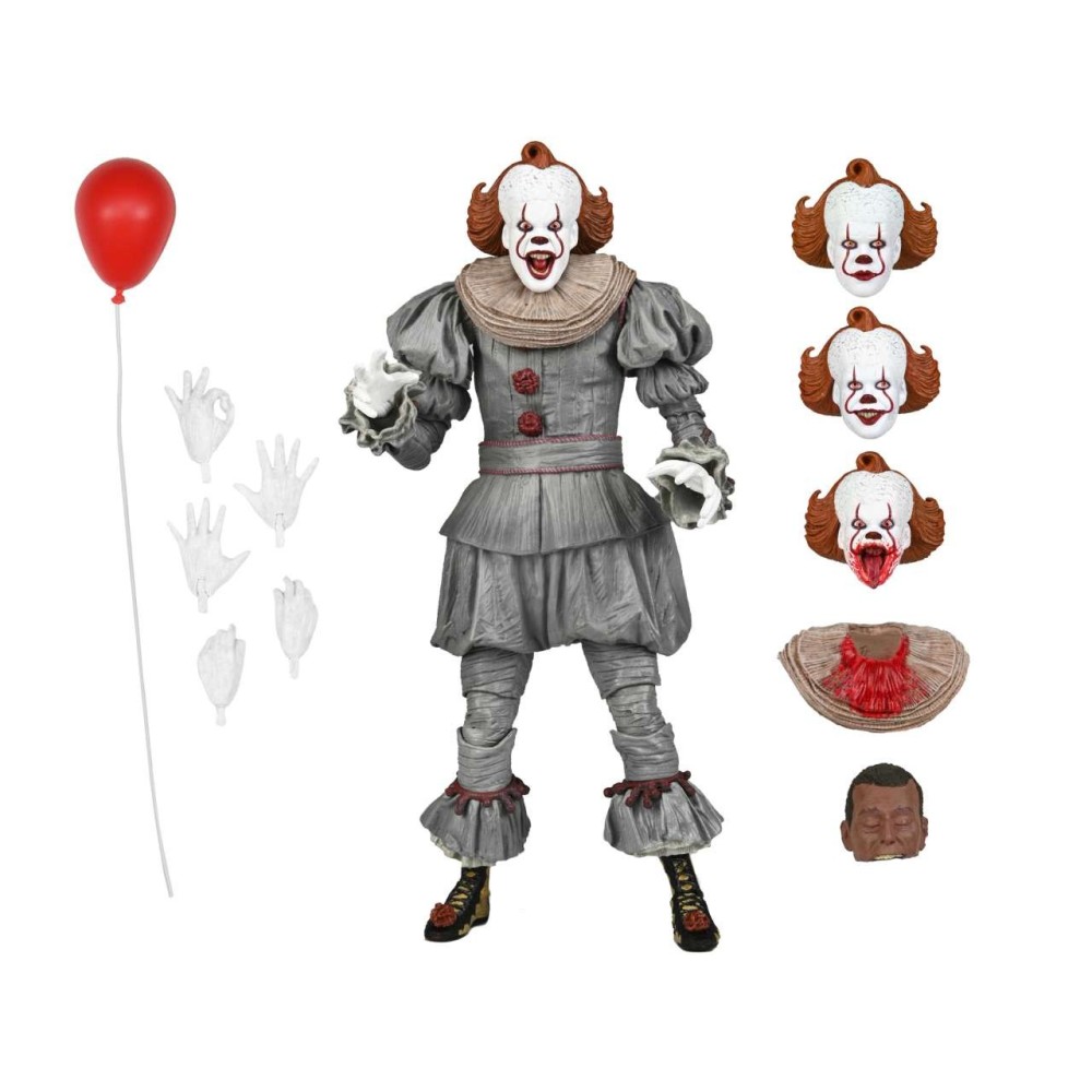 NECA IT WELCOME TO DERRY PENNYWISE PVC ACTION FIGURE