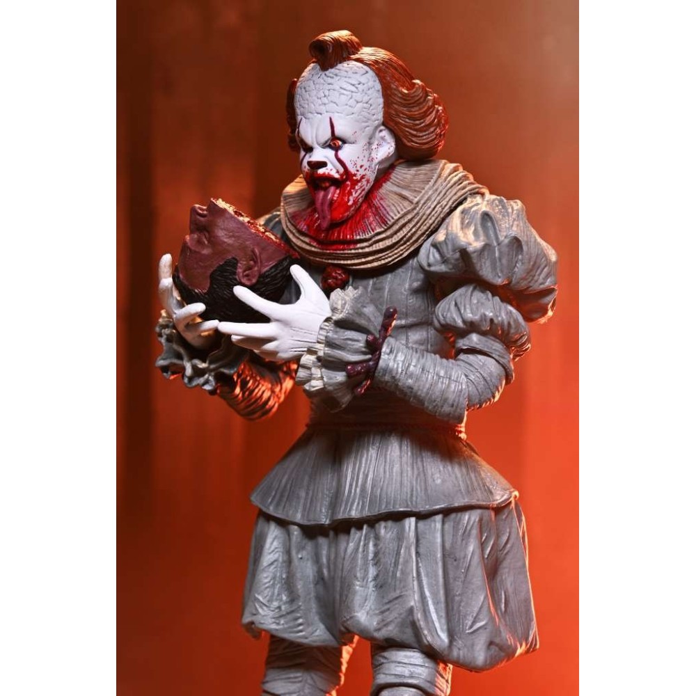 IT WELCOME TO DERRY PENNYWISE ULTIMATE ACTION FIGURE NECA