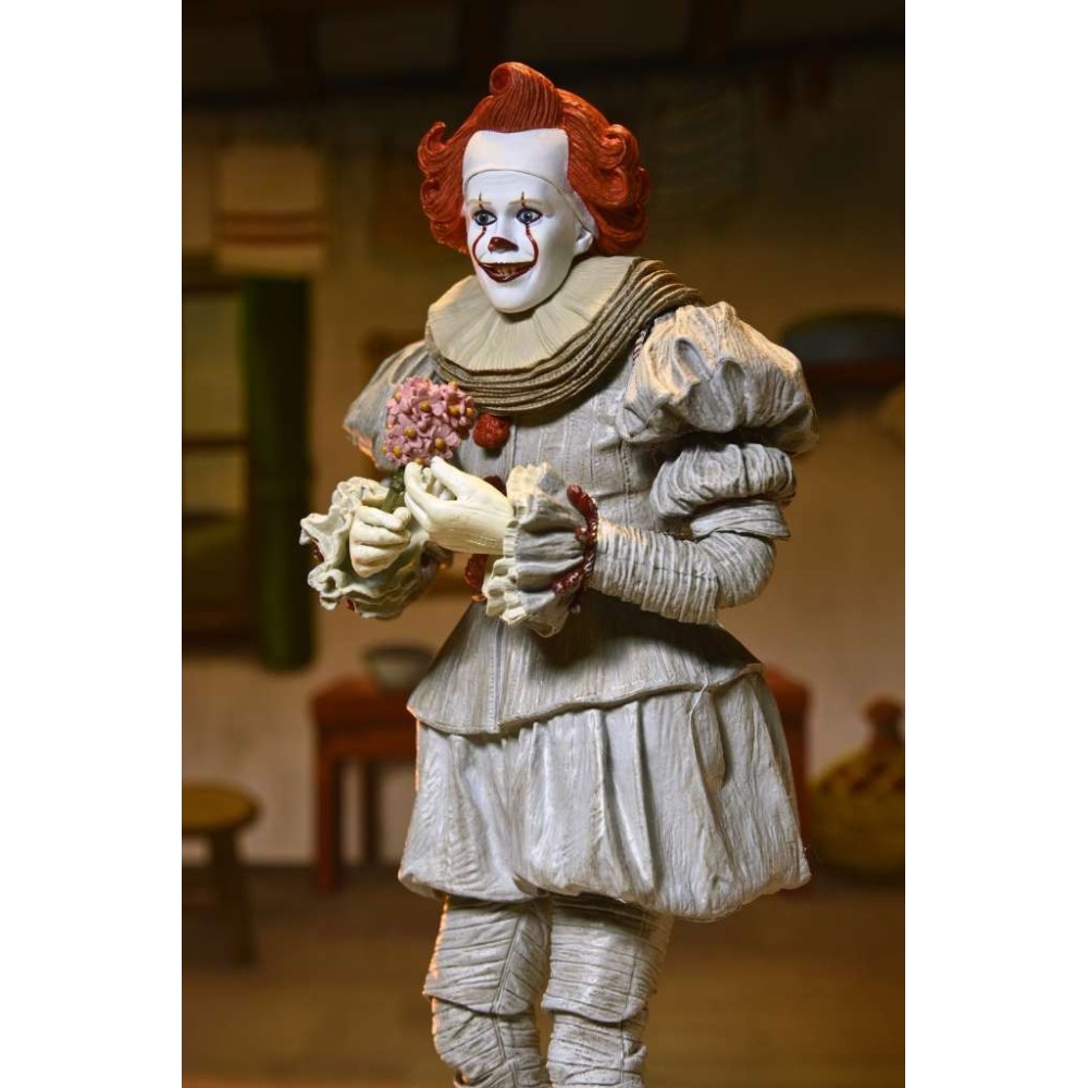 NECA IT WELCOME TO DERRY BOB AS PENNYWISE ULTIMATE SERIES PVC ACTION FIGURE