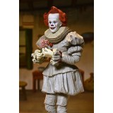 IT WELCOME TO DERRY BOB AS PENNYWISE ULTIMATE ACTION FIGURE NECA