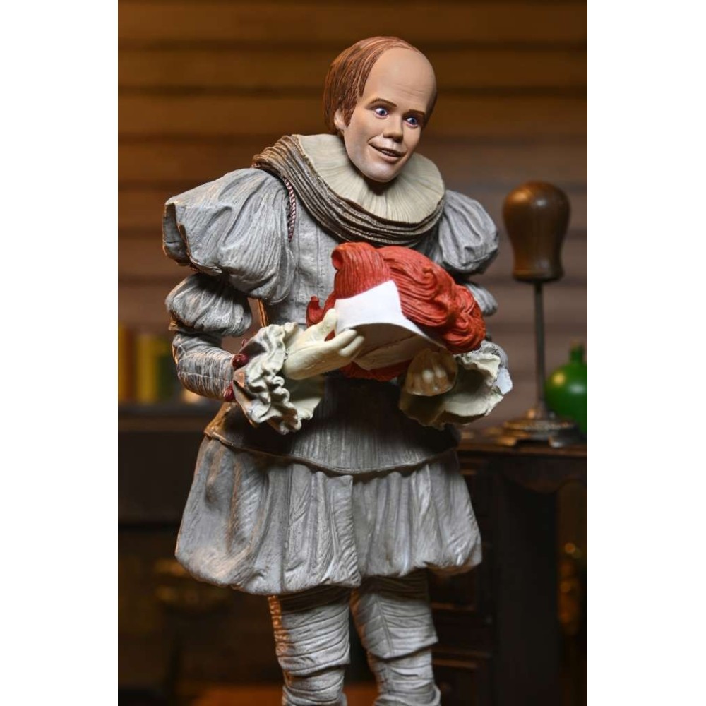 NECA IT WELCOME TO DERRY BOB AS PENNYWISE ULTIMATE SERIES PVC ACTION FIGURE