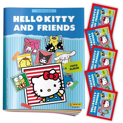 PANINI STICKERS HELLO KITTY AND FRIENDS STARTER SET ALBUM E 5 BUSTE PANINI
