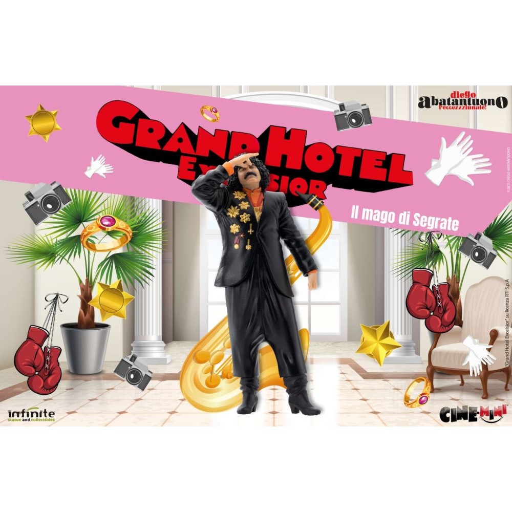 INFINITE STATUE DIEGO ABATANTUONO L'ECCEZZZIUNALE IL MAGO DI SEGRATE PVC CINE MINI FIGURE