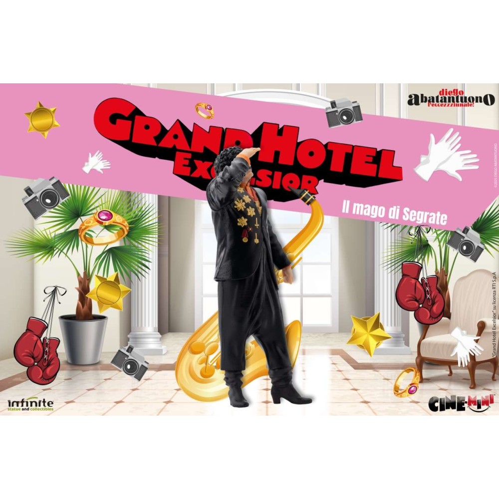 INFINITE STATUE DIEGO ABATANTUONO L'ECCEZZZIUNALE IL MAGO DI SEGRATE PVC CINE MINI FIGURE