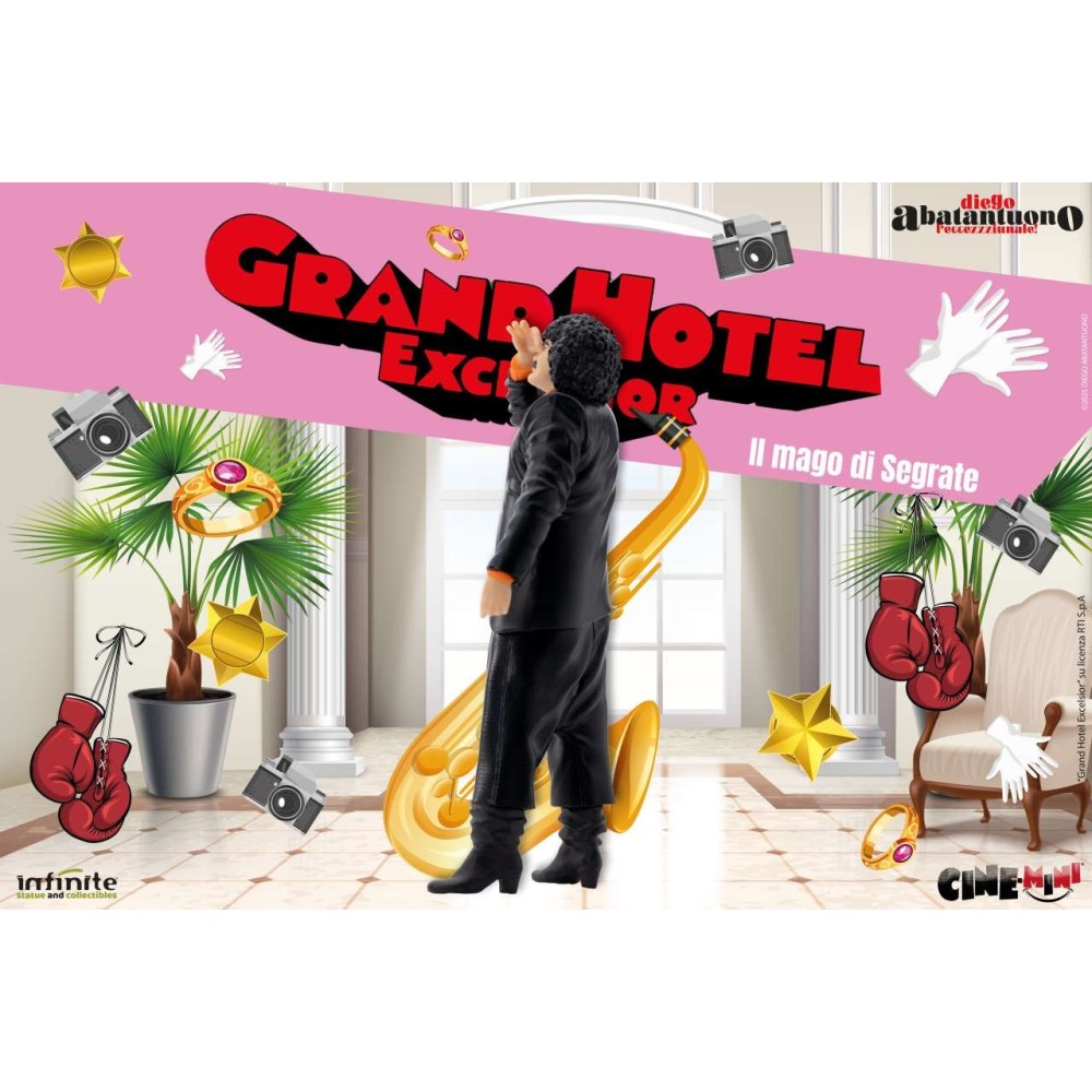 INFINITE STATUE DIEGO ABATANTUONO L'ECCEZZZIUNALE IL MAGO DI SEGRATE PVC CINE MINI FIGURE