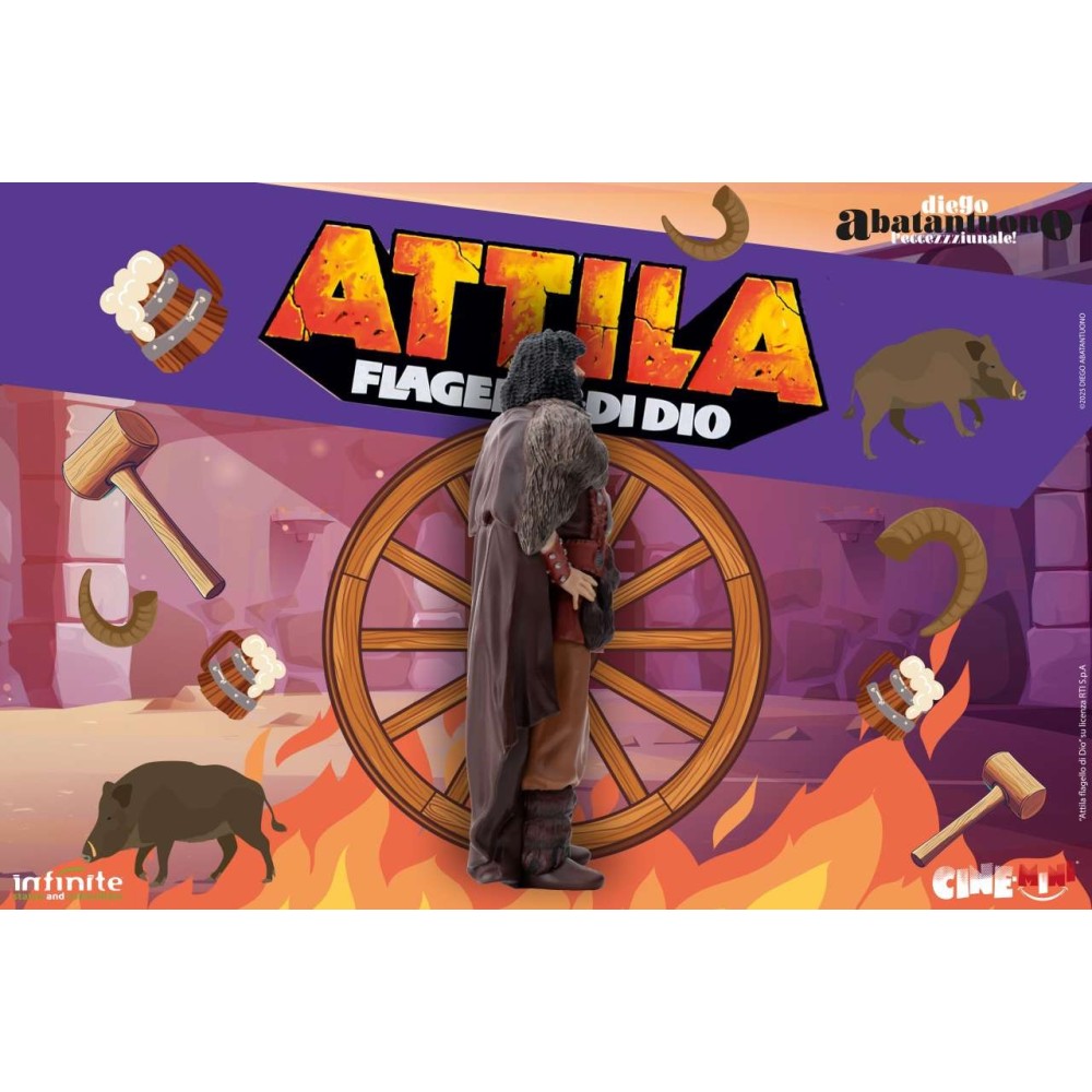 DIEGO ABATANTUONO ATTILA FLAGELLO DI DIO PVC CINE MINI FIGURE INFINITE STATUE
