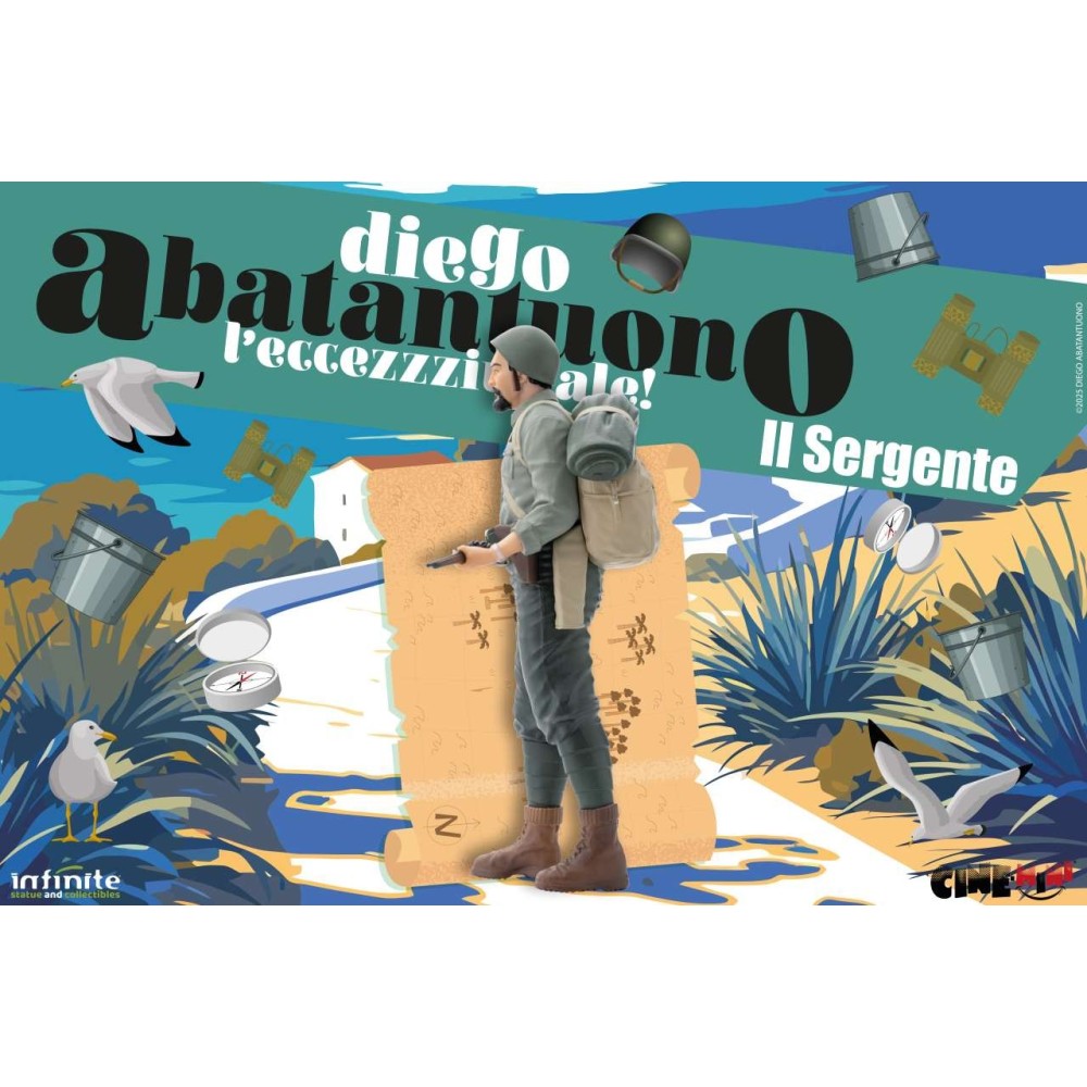 DIEGO ABATANTUONO IL SERGENTE LORUSSO PVC CINE MINI FIGURE INFINITE STATUE
