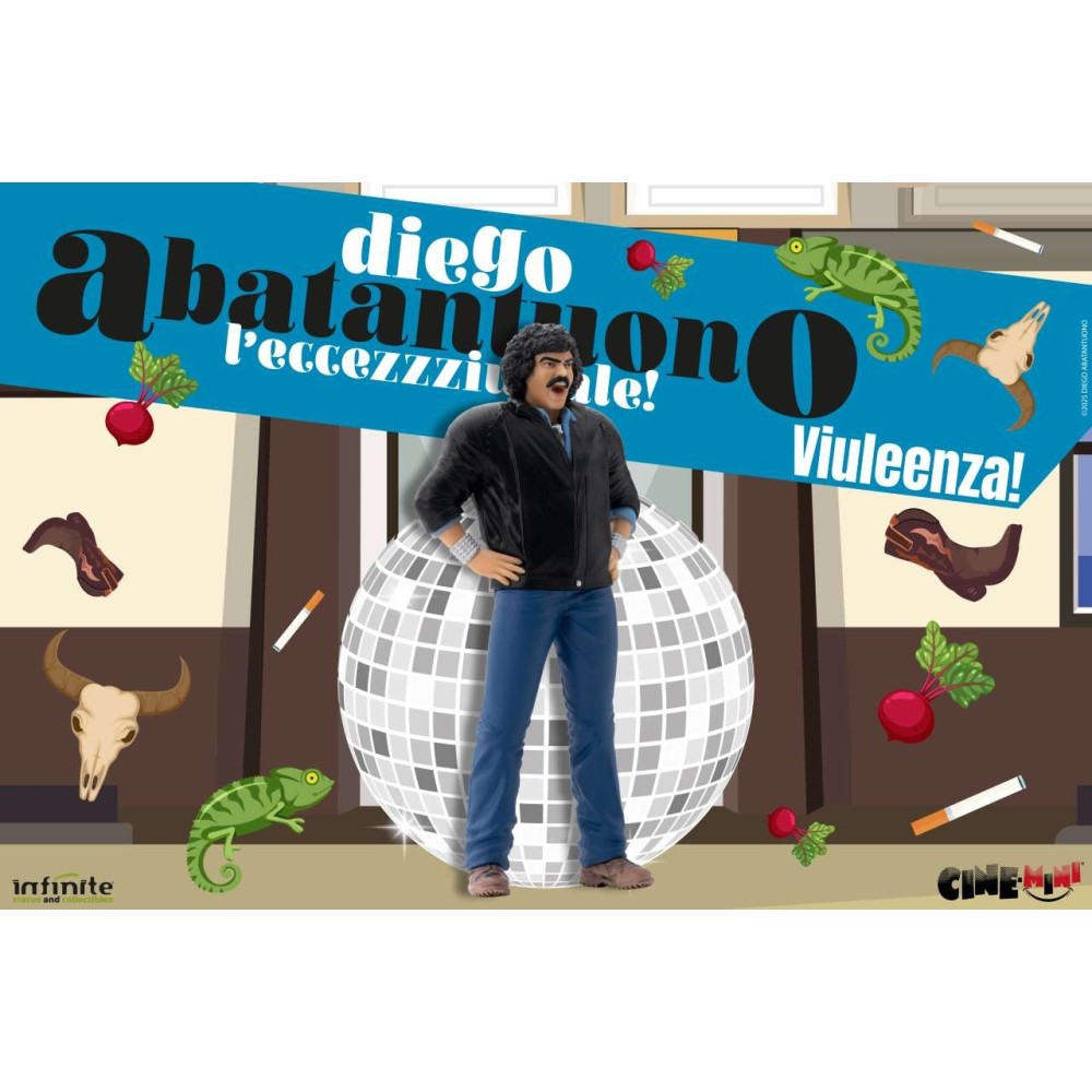 INFINITE STATUE DIEGO ABATANTUONO L'ECCEZZZIUNALE VIULEENZA PVC CINE MINI FIGURE