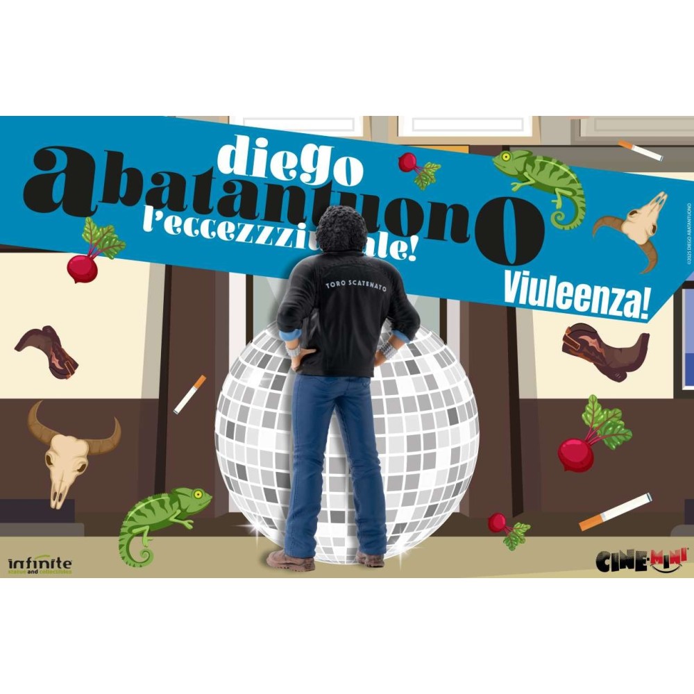 INFINITE STATUE DIEGO ABATANTUONO L'ECCEZZZIUNALE VIULEENZA PVC CINE MINI FIGURE
