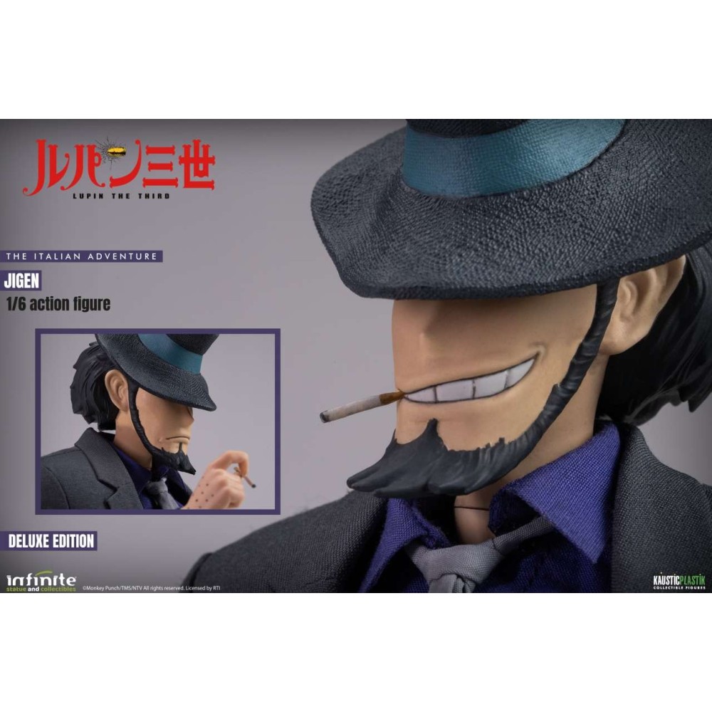 LUPIN THE THIRD L'AVVENTURA ITALIANA DAISUKE JIGEN DELUXE ACTION FIGURE INFINITE STATUE